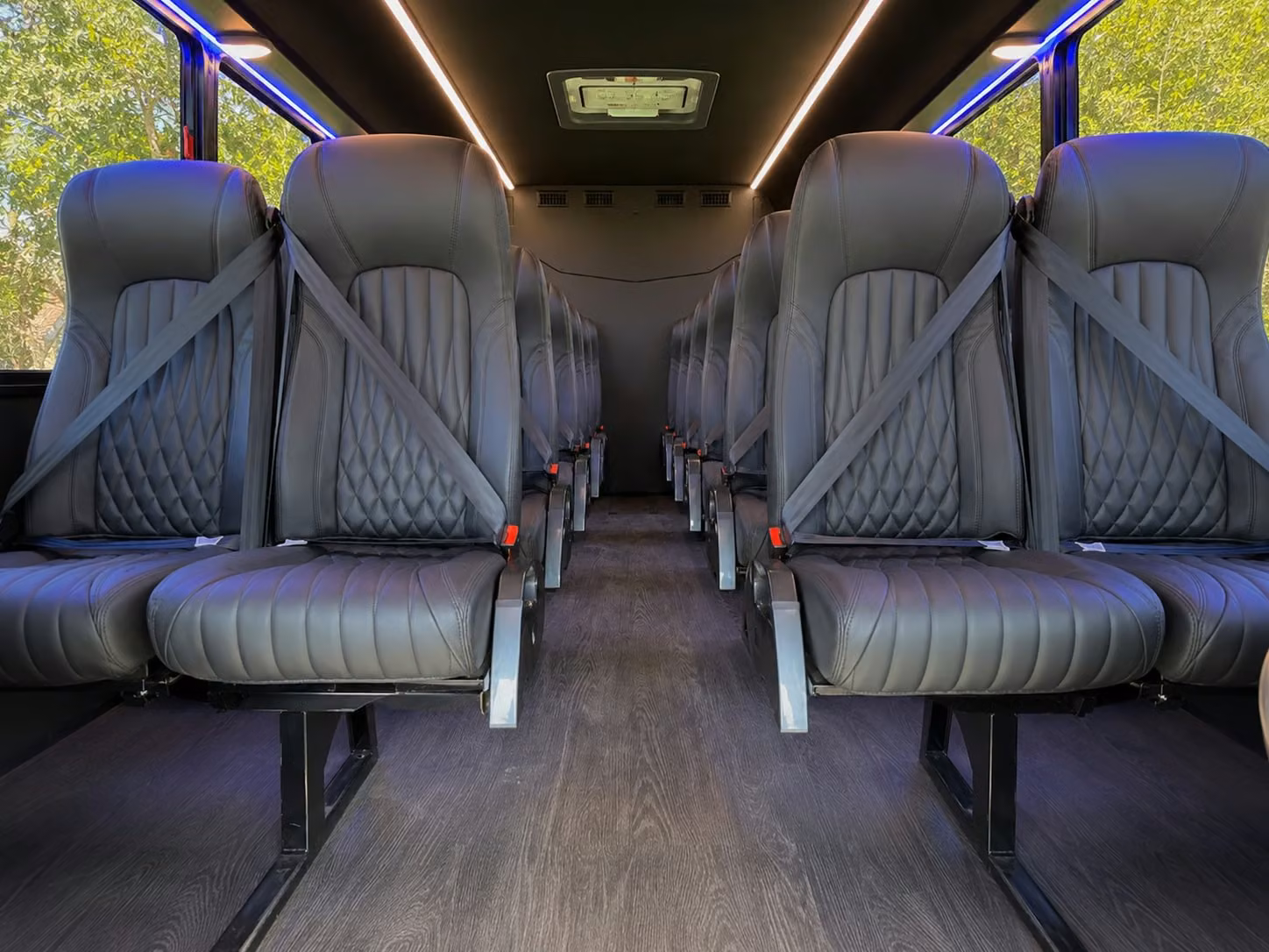 20 passenger minibus inside