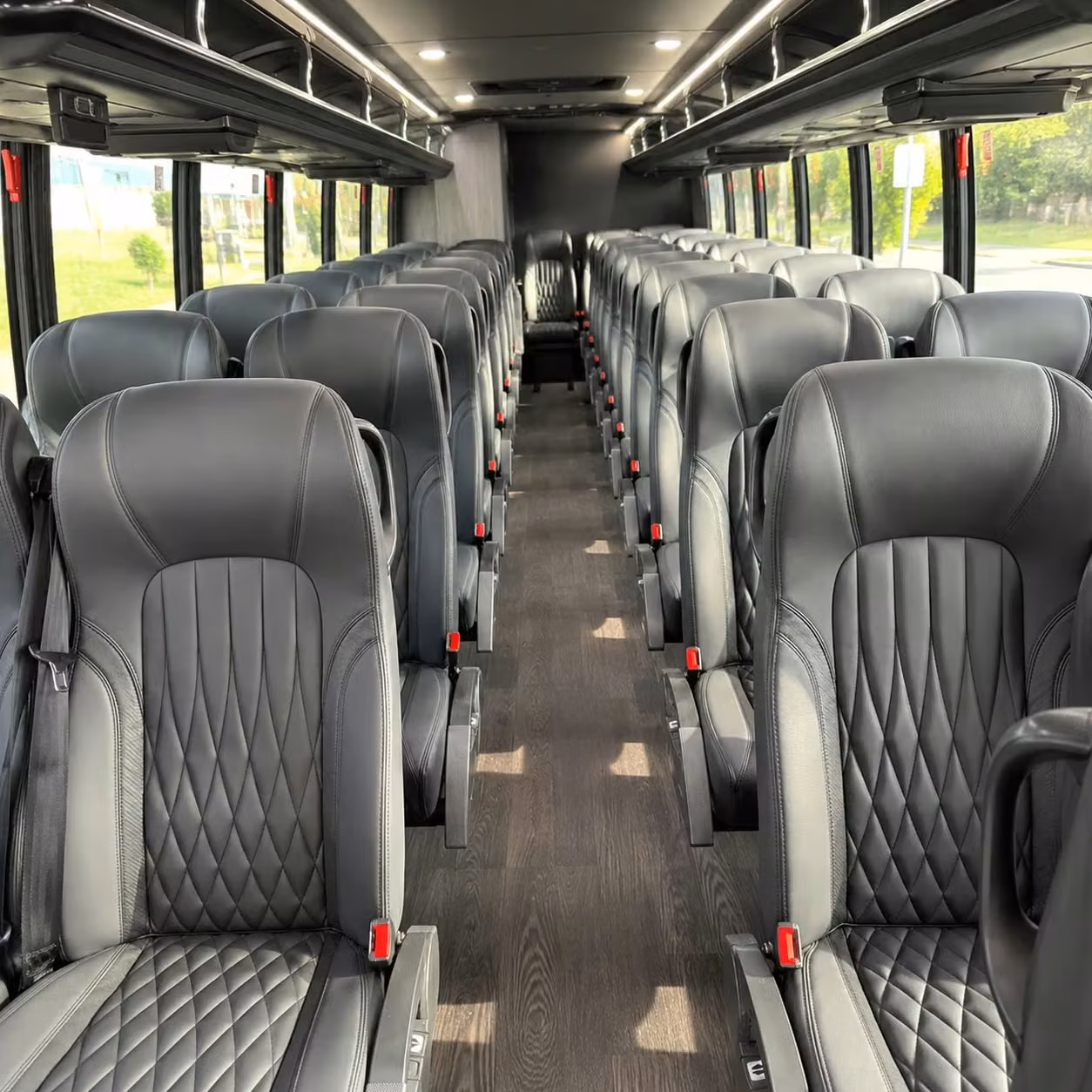 25 passenger minibus inside