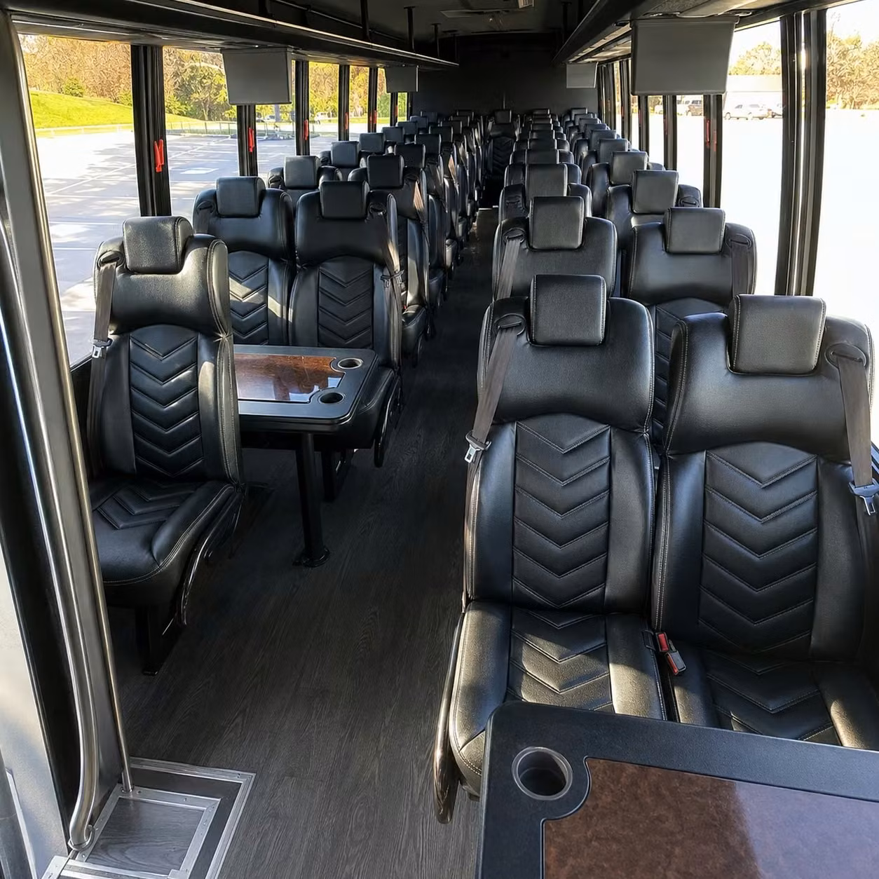 28 passenger minibus inside