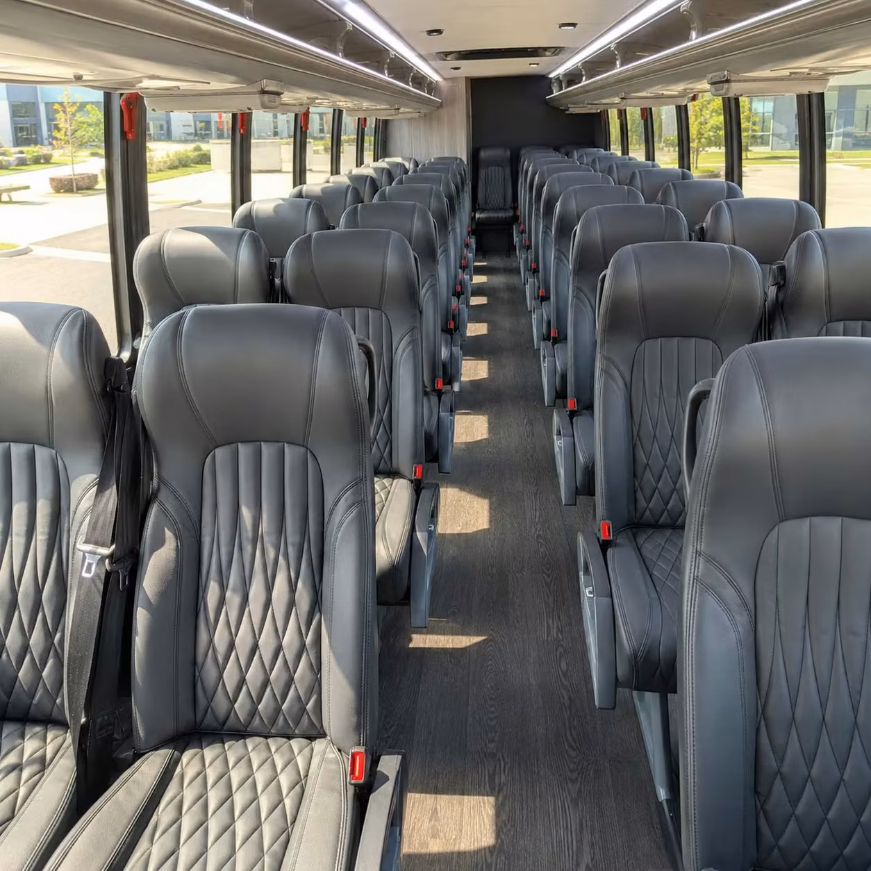 28 passenger minibus interior