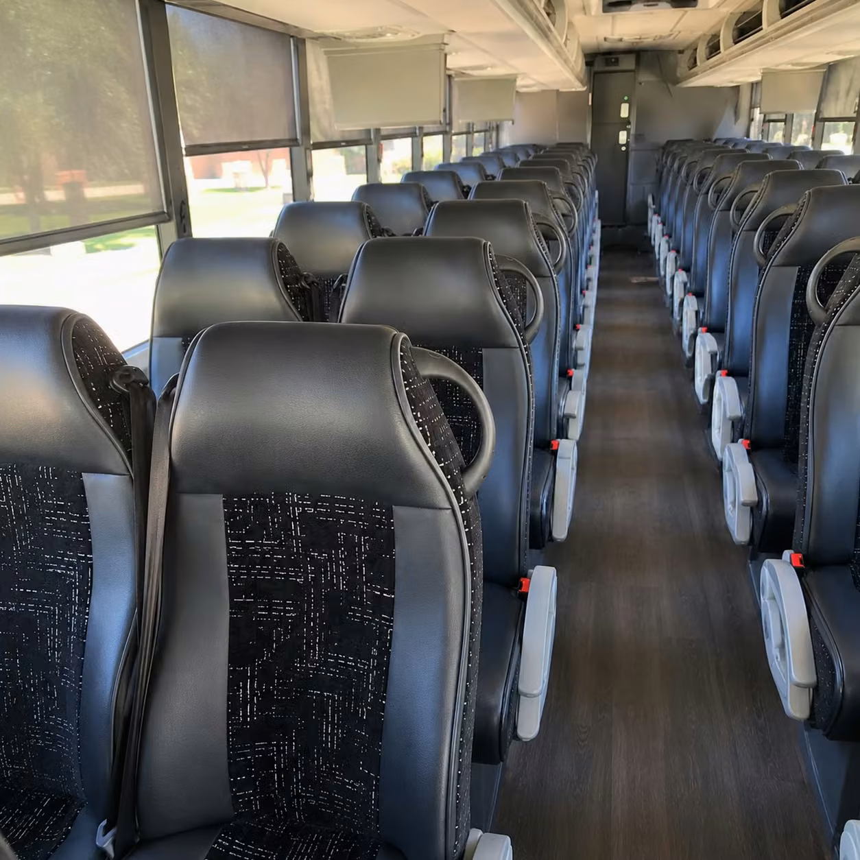 full size charter bus rentals for melbourne high school field trips and academic events