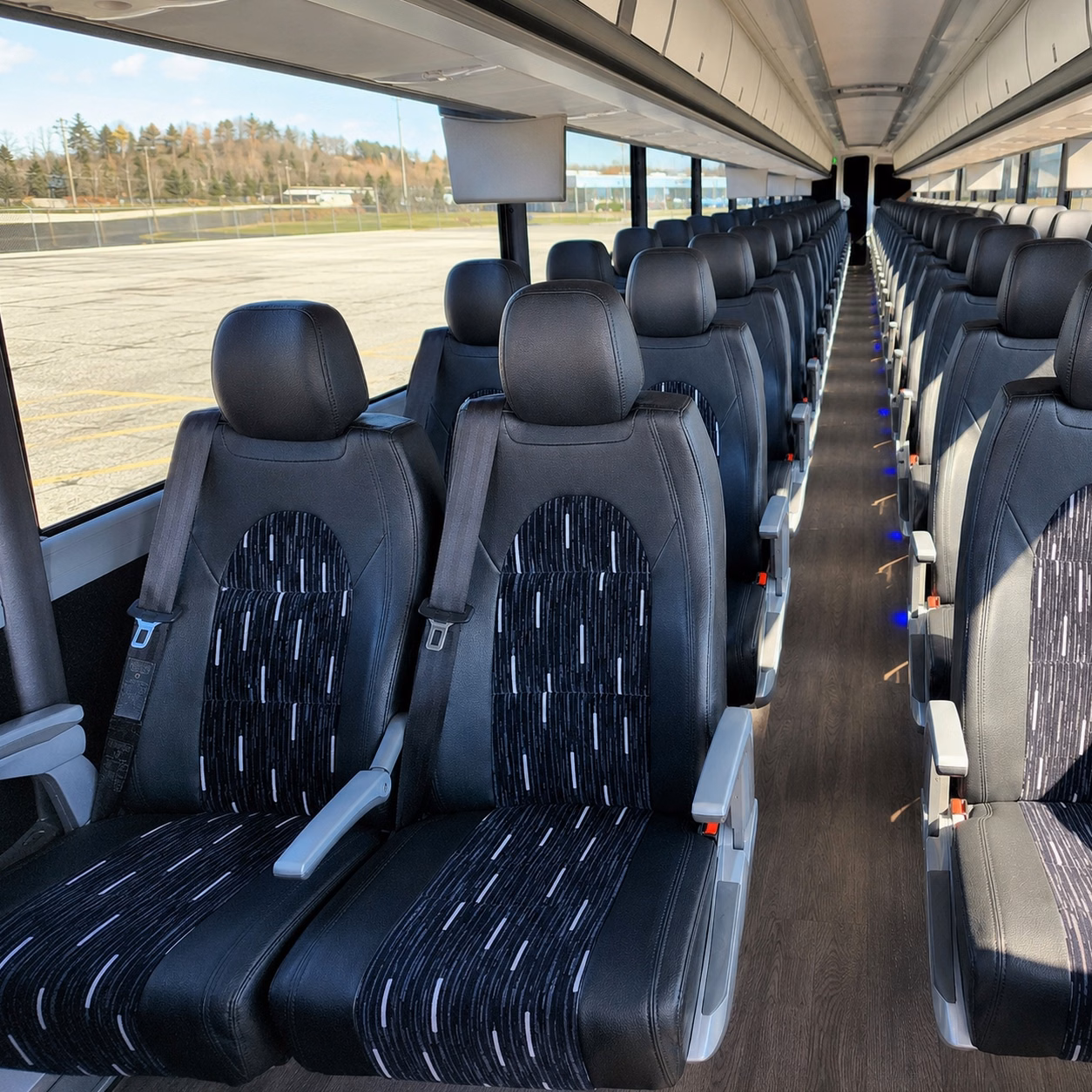 melbourne charter bus rental inside