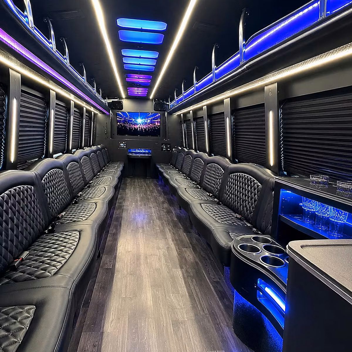 party bus interior
