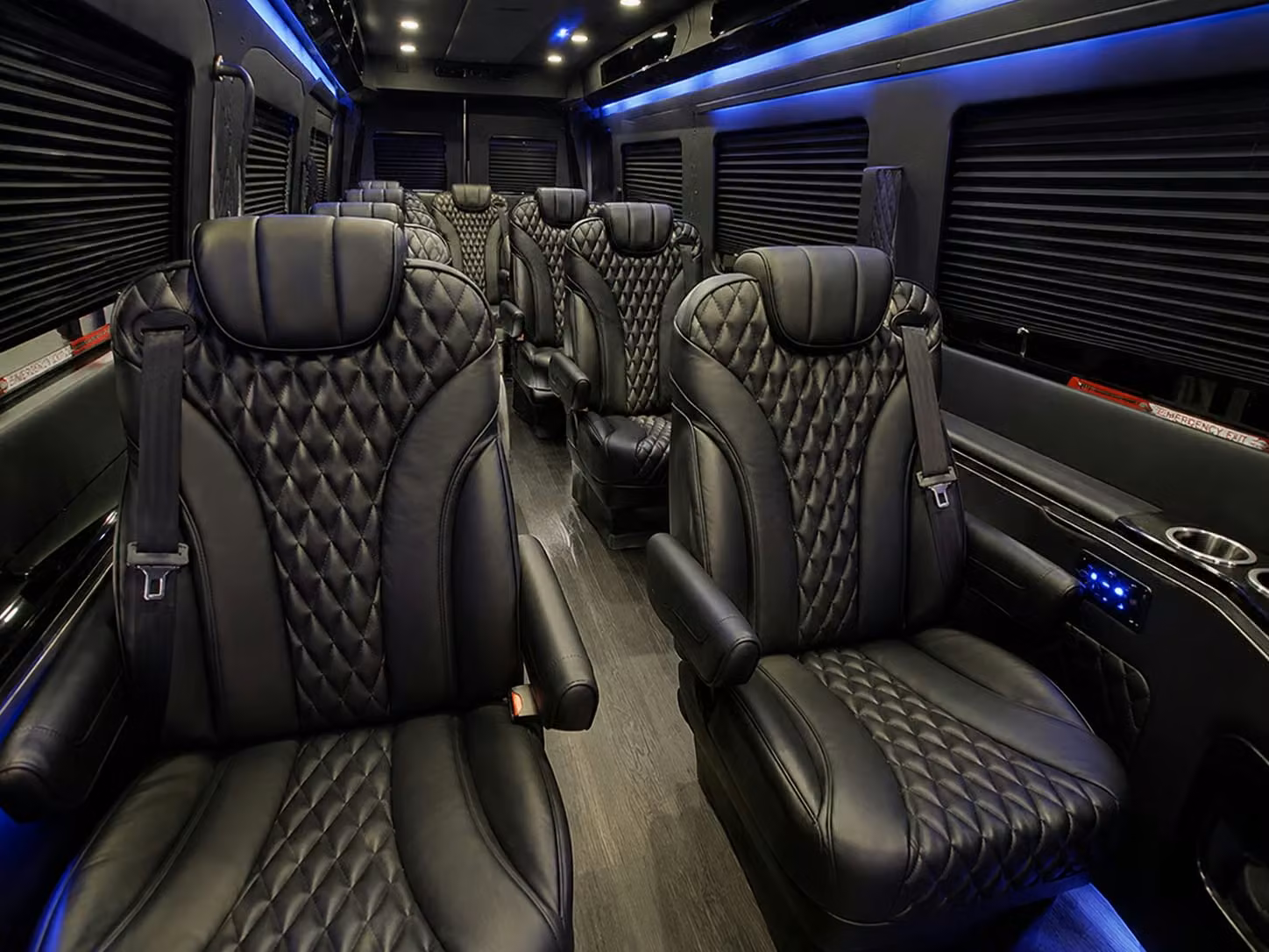 sprinter van with driver inside